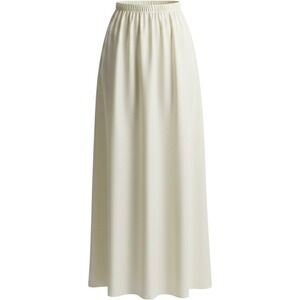 St Michael Half Slip Women Size 38/40 Cream Vintage Nylon Lace Trim Maxi